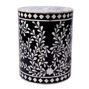 Mesa Auxiliar y Taburete Modernos de Resina con Incrustaciones de Hueso, Color Personalizable, Decoración para el Hogar Diwali - Product Image 4