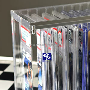 Vente personnalisée SYP pour PSA 9 MINT - Zapdos 16/102 1ère édition, boîte de collection en acrylique allemande pour cartes Pokémon Holo, boîte de collection à 10 emplacements - Product Image 2