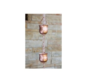 Chaîne de pluie en métal de qualité durable pour l'ornement ou la décoration de jardin Chaîne en métal I = n prix bon marché - Product Image 1
