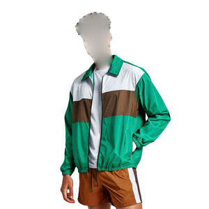 เสื้อฮู้ดดี้แบบมีซิปพิมพ์ลายโลโก้ตามสั่งสำหรับทุกเพศ รุ่นใหม่ล่าสุด ทรงปกติ ชุดวอร์มผู้ชาย กันลม น้ำหนักเบา - Product Image 4