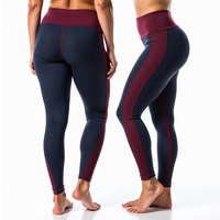 Pantalon de jogging taille haute pour femme, en coton et bambou, antibactérien, séchage rapide, pour fitness, yoga et entraînements, leggings imprimés personnalisés
