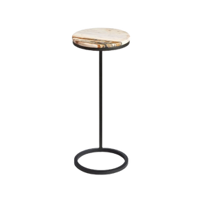 Mesa de bebidas de mármol y Metal de diseño Premium, muebles de sala de estar de lujo, uso doméstico moderno, artículo al por mayor, artículo decorativo para el hogar - Product Image 3