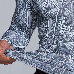 Protège-éruptions en nylon à manches longues respirant pour hommes, vêtements de fitness MMA, prix de gros bon marché avec service OEM - Product Image 4