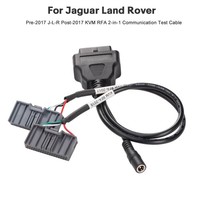 Kabel Uji Komunikasi Pemrograman Kunci Berkualitas Tinggi GODIAG Jaguar Land Rover Pra-2017 2018-2026 1.2m Alat Adaptor 2-in-1