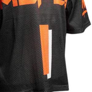 Maillot d'entraînement de football noir en mesh pour hommes, uniforme d'équipe personnalisé, vente en gros OEM - Product Image 6