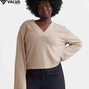 Sudadera Mujer Calidad Premium Algodón Fleece Invierno Manga Larga Cuello Redondo Sudadera Personalizada Según su marca. - Product Image 1