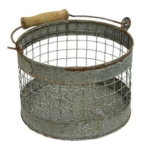 Macetero redondo de oro galvanizado con tono de latón, cuenco de hierro para interiores y exteriores, macetero moderno para balcón y terraza, venta al por mayor - Product Image 3