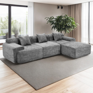 Top Trending Products on Amazonn Vaccum Compression L Shape <b>Sofa</b> Couch <b>Small</b> Apartment Friendly - Product Image 5