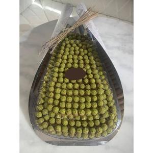 Plateau de service en métal doré de la plus grande qualité Plateau à chocolat au design classique Présentoir à desserts Bonbons Serveur Ware pour mariage et événements - Product Image 6