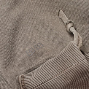 High Street à la mode grande taille hommes lavage à l'acide sweats 100% coton surdimensionné Vintage lavage élégant décontracté hommes sweats - Product Image 6