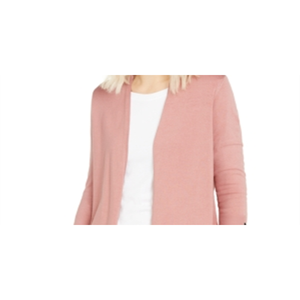 Cardigan Casual da Donna Alfani Rosa con Maniche a Bottoni, Lavorato all'Uncinetto con Motivo Stampato, Taglia Petite S per Primavera, Estate e Autunno - Product Image 2