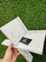 Tempat Al-Quran Islami Desain Malaikat Cinta, Dapat Disesuaikan, Berbahan Mutiara Asli Buatan Tangan, Hadiah Pernikahan dari India
