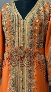 ชุดเดรสคาฟตันประดับลูกปัดของอิสลามชุดเดรสคาฟตันปักด้วยมือสำหรับงานแต่งงาน - Product Image 3