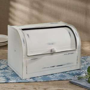 กล่องขนมปังโลหะทนทานพร้อมฝาปิดกันอากาศเพื่อความสดเคลือบผงสีขาวเสร็จรูปร่างและขนาดที่กำหนดเองในราคาที่ดี - Product Image 2