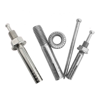 Ancrage à expansion en acier inoxydable 304 pour béton, avec goupille de verrouillage encastrée, pour fixation au plafond, type marteau ou à percussion