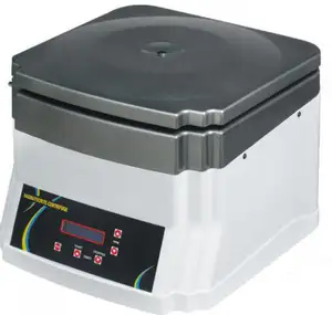 Centrifugador digital de hematocrit deluxe, velocidade máxima de 13000 rpm tem 4 linhas, tela lcd de 16 personagens e conexão com microprocessador