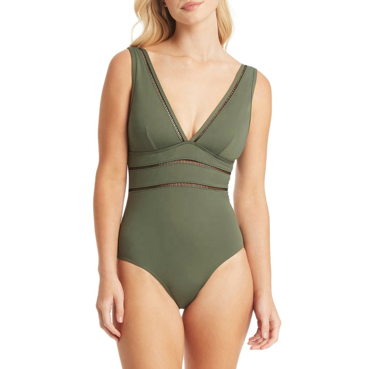 Abbglamento Tuta Surf Donna Manca Lunga Costum da bagno Rash Guard
