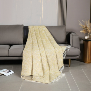 ผ้าคลุมชายหาดผ้าฝ้ายสี100% สำหรับปิกนิกขนาดใหญ่เป็นพิเศษ - Product Image 2
