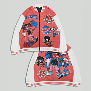 OEM ODM veste universitaire pour hommes design personnalisé bombardier en cuir de laine style uniforme d'université vêtements d'extérieur brodés fourniture en usine - Product Image 1