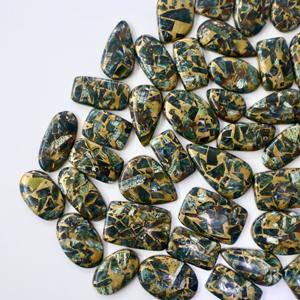 เซราฟไฟไนต์เซอร์โคเนียธรรมชาติคุณภาพ100% พลอยเม็ดเพลียควอทซ์สำหรับทำเครื่องประดับอัญมณี Panjshir - Product Image 2