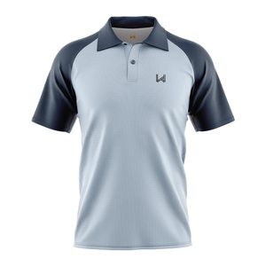 Camisa informal para hombre logotipo frontal personalizado serigrafía tela sarga poliéster algodón manga corta anticontracción - Product Image 5