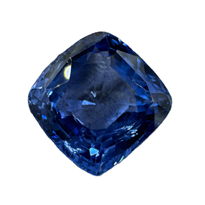 Haute qualité 9 MM coussin saphir bleu chauffant pierre précieuse coupe lâche pierre précieuse bleue naturelle avec certificat IGI hauteur d'article 6 MM - Product Image 1
