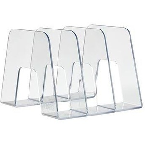 HAN SORTER Clear Polystyrene Standing <b>File</b> <b>Organizer</b> 20.9 X 22.4 X 16.3 cm (W X H X D) DIN C4 20.9 X 22.4 X 16.3 cm (W X H X D) - Product Image 1
