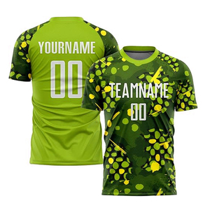 Créez vos propres ensembles d'uniformes de football personnalisés - Couleurs et logos personnalisés, tissu polyester léger, anti-UV et écologique - Product Image 4