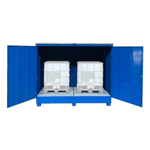 ที่เก็บข้อมูลภายนอกพร้อมถังเก็บเหล็กขนาด2750x1750x2350มม. สำหรับถัง1070lt - Product Image 1