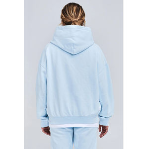 Vente en gros de vêtements de rue, sweats à capuche uniques 100% coton lourd femmes sweat à capuche imprimé sans ficelle - Product Image 2