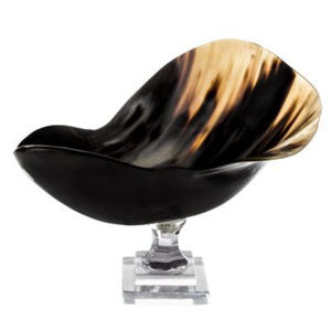 Bols à mélanger créatifs en corne naturelle en forme de feuille Vaisselle faite à la main Ensemble de 2 bols de service de fruits secs pour hôtel ou mariage - Product Image 6