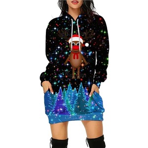 Custom Premium Hoodies for Woman 3D Printed Drop-shoulder Hoodies 2025 Casual Breathable 100% Cotton Pullover - Product Image 5