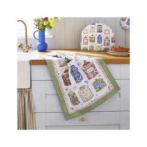 Serviettes de thé en coton 100% brodé, 40x60cm, tissage plat, 120GSM, prêtes à l'exportation, best-seller, cadeaux festifs, OEM ODM, vente en gros - Product Image 5