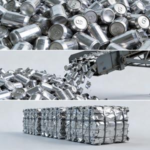 Chatarra de Latas de Aluminio UBC, Latas de Bebidas Usadas Limpias, Aluminio Comprimido para Procesamiento de Aluminio - Product Image 1