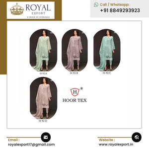 Vêtements de mariage de haute qualité Designer Faux Georgette avec broderie Travail Pakistanais Salwar Costume Collection de l'exportateur indien - Product Image 6