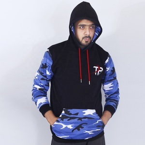 Vente en gros de sweats à capuche imprimés pour hommes 100% coton Streetwear sweats à capuche coupe-vent surdimensionnés unis et respirants - Product Image 5