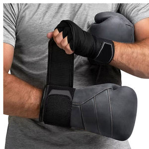 100% cuero de vaca estilo de tendencia nueva llegada guantes de boxeo características elásticas logotipo personalizado todos los colores diseño de moda - Product Image 4