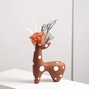 Jarrón Simple negro con detalles dorados, perfecto para dormitorio, escritorio de estudio, sala de estar, salón y regalo creativo o uso decorativo - Product Image 5