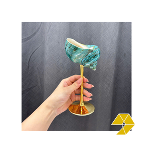 แก้วไวน์เปลือกหอยธรรมชาติสวยงามสำหรับส่งออก แก้วไวน์เปลือกหอยขัดเงาสำหรับดื่มในงานเลี้ยงและงานสังสรรค์ - Product Image 2