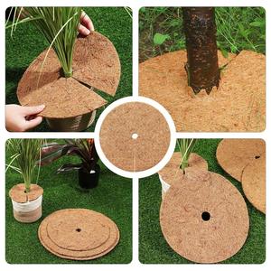 Paillis naturel bloc de mauvaises herbes tapis de coco feuille de contrôle des mauvaises herbes tapis de protection des racines des arbres OEM accepté - Product Image 4