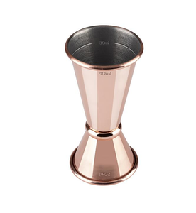 Jigger de cobre personalizable, vaso portátil para beber, Jigger de vino martillado, bebida de vidrio, calidad Premium - Product Image 2
