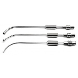 Juego de 3 piezas de cánula dental Tubo de succión sinusal 2,5mm, 3mm y 4mm Instrumentos quirúrgicos de implante de 6" - Product Image 2