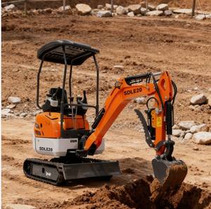 NOUVELLE mini-excavatrice hydraulique 20HP EPA avec pince hydraulique inclinable et chenilles larges en promotion |   La livraison s'effectue dans le monde entier - Product Image 4