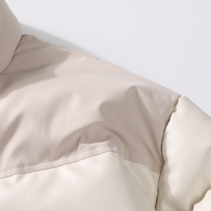 Veste matelassée décontractée personnalisée pour hommes et femmes Parka d'hiver Rembourrage en coton épais Manteau à bulles respirant Fermeture éclair Expédition DDP - Product Image 3