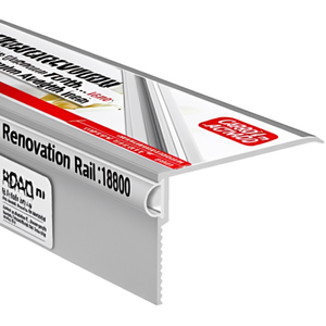 ARP 55 Renovation Rail 1800 mm Length 55 mm Width Anodized Aluminum Silver for Screwing ELLEN Furniture <b>Hardware</b> - Product Image 3