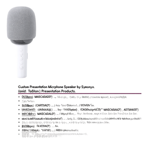 Micrófono de Presentación Personalizado con Altavoz de Symfonyx - Product Image 2