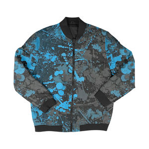 Vestes légères à sublimation de haute qualité Vestes de bombardier personnalisées imprimées sur tout le feu Vestes décontractées en polyester pour hommes - Product Image 3