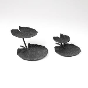 Plato de metal decorativo de lujo, cuenco negro mate de aluminio pulido para comida y servicio dulce para venta al por mayor - Product Image 2