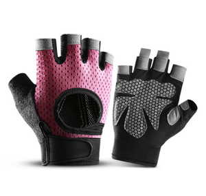 Gants d'haltérophilie professionnels avec protection des doigts et poignée de paume rembourrée en mousse pour la salle de sport - Product Image 2