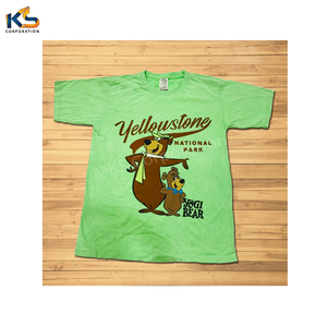 Camiseta Vintage para Hombre, 100% Algodón, Lavada con Ácido, Tejida, con Diseño Serigrafiado, Fabricante Profesional Personalizado - Product Image 3